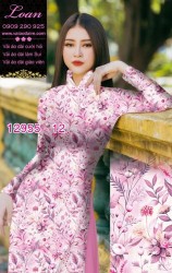 Vải áo dài hoa nhí