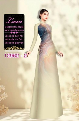 Vải áo dài hoa dây in 3D-DT 12962