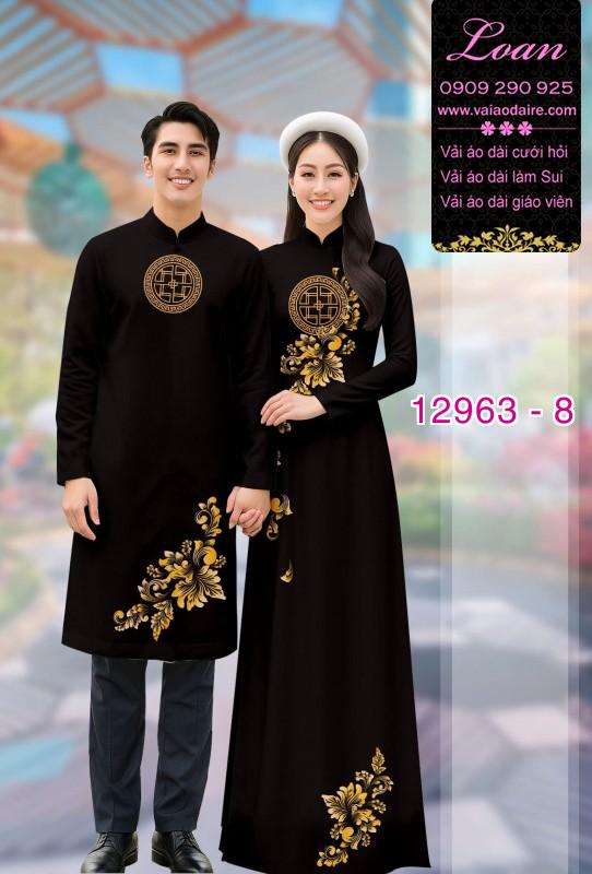 Vải áo dài cặp đôi nam - nữ