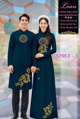 Vải áo dài cặp đôi nam - nữ-12963