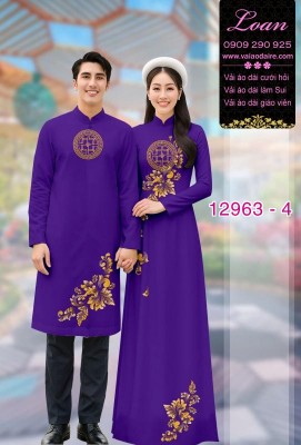 Vải áo dài cặp đôi nam - nữ-