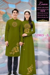 Vải áo dài cặp đôi nam - nữ