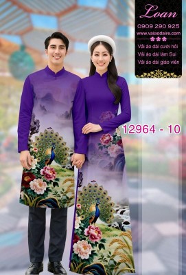 Vải áo dài cặp đôi nam - nữ-