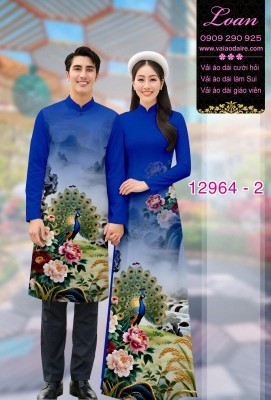 Vải áo dài cặp đôi nam - nữ-12963