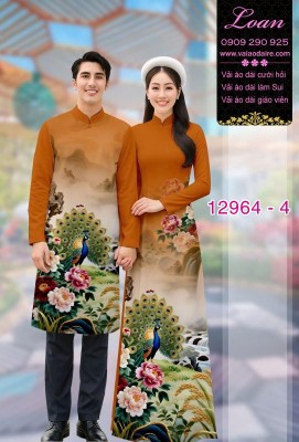 Vải áo dài cặp đôi nam - nữ-12963