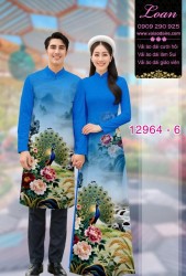 Vải áo dài cặp đôi nam - nữ