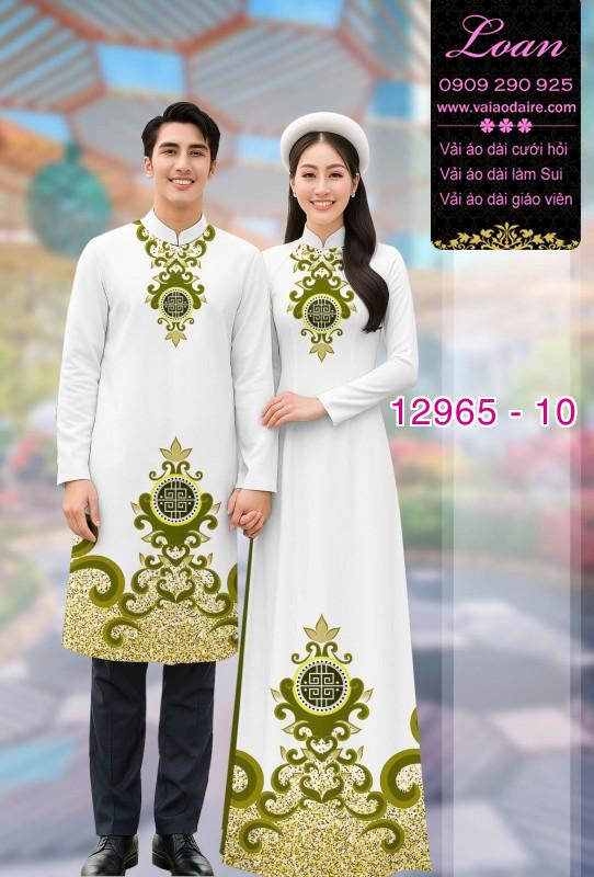 Vải áo dài cặp đôi nam - nữ