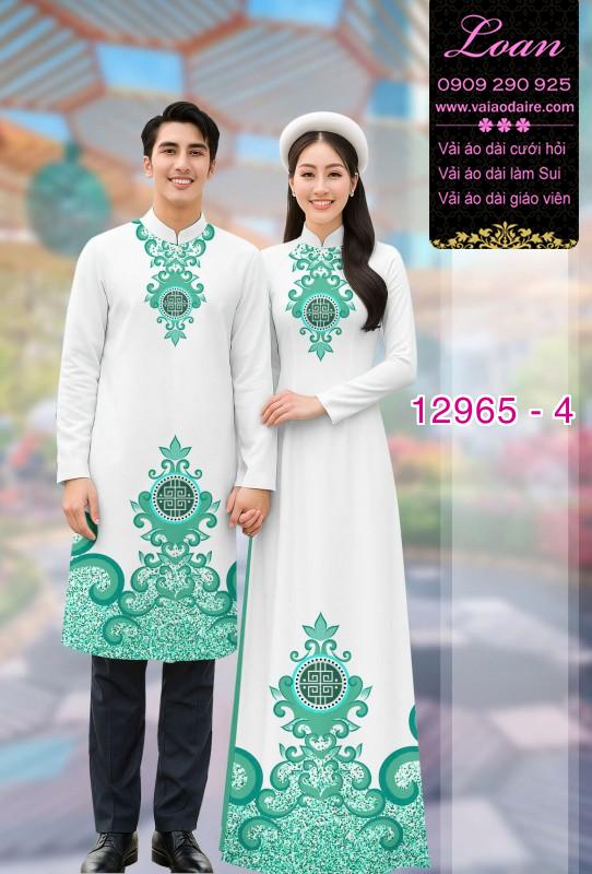 Vải áo dài cặp đôi nam - nữ