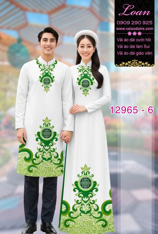 Vải áo dài cặp đôi nam - nữ
