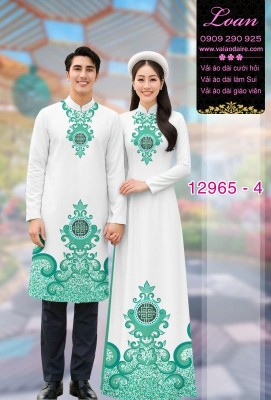 Vải áo dài cặp đôi nam - nữ-