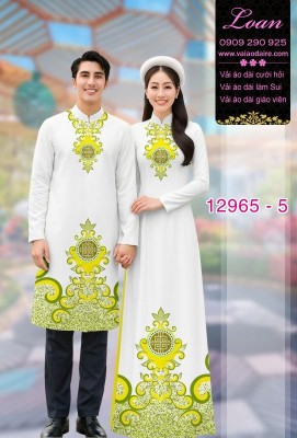 Vải áo dài cặp đôi nam - nữ-12965