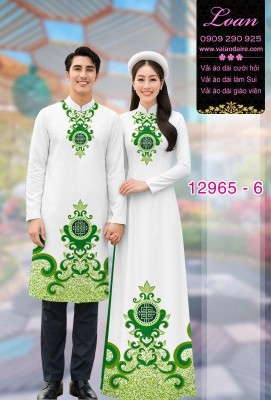 Vải áo dài cặp đôi nam - nữ-