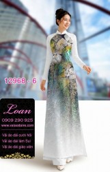 Vải áo dài lụa Dubai in 2 da