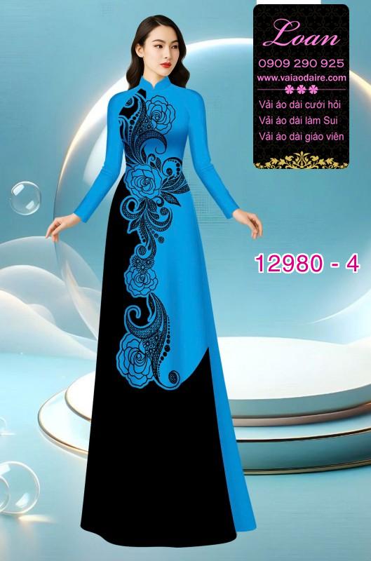 Vải áo dài in 2 da lụa Mã Não