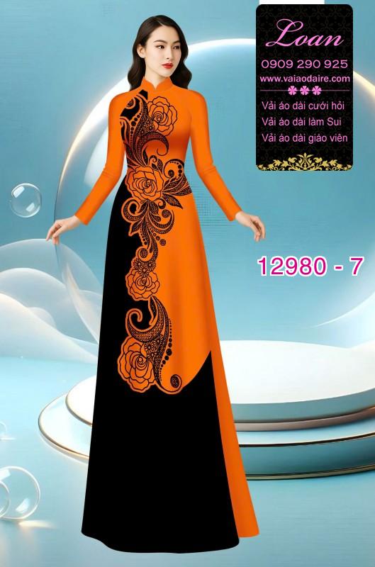 Vải áo dài in 2 da lụa Mã Não