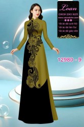 Vải áo dài in 2 da lụa Mã Não