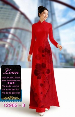 Vải áo dài lụa Dubai in 2 Da-12982