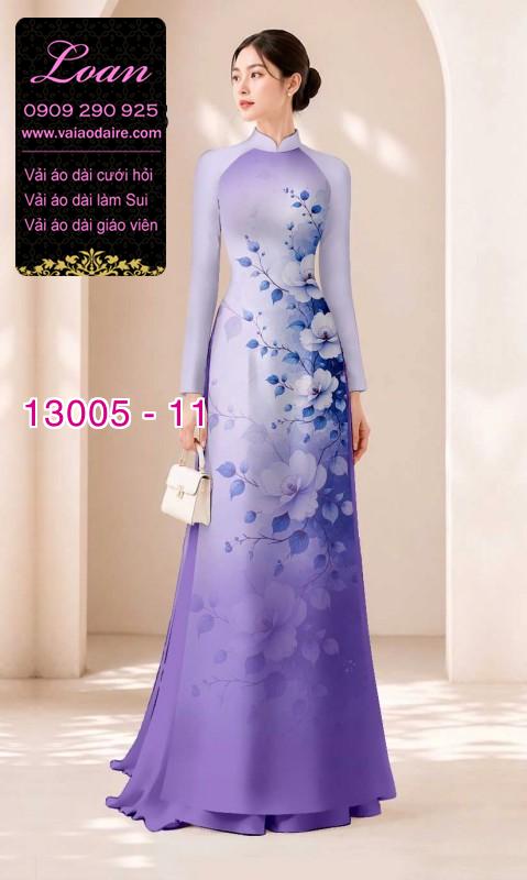 Vải áo dài hoa in 3D