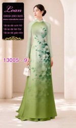 Vải áo dài hoa in 3D