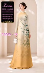 Vải áo dài hoa in 3D