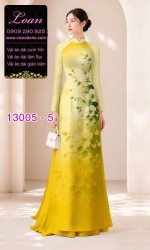 Vải áo dài hoa in 3D