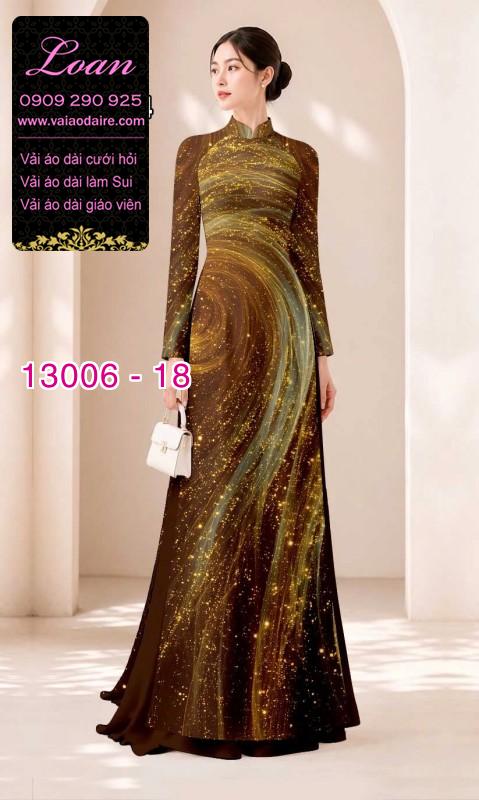 Vải áo dài vệt sáng in 3D