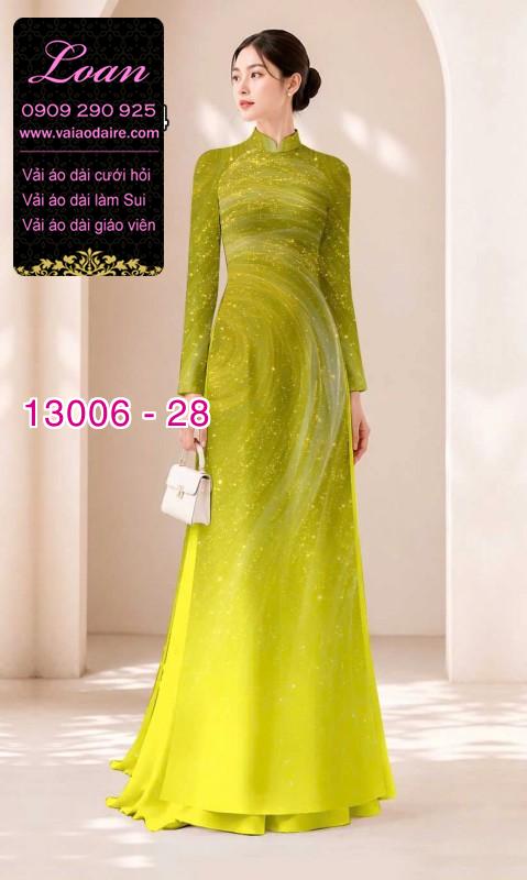 Vải áo dài vệt sáng in 3D