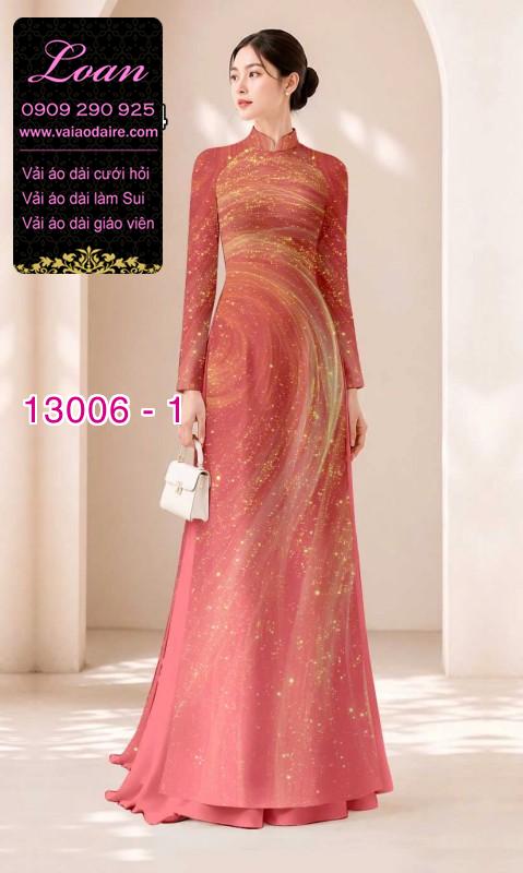 Vải áo dài vệt sáng in 3D
