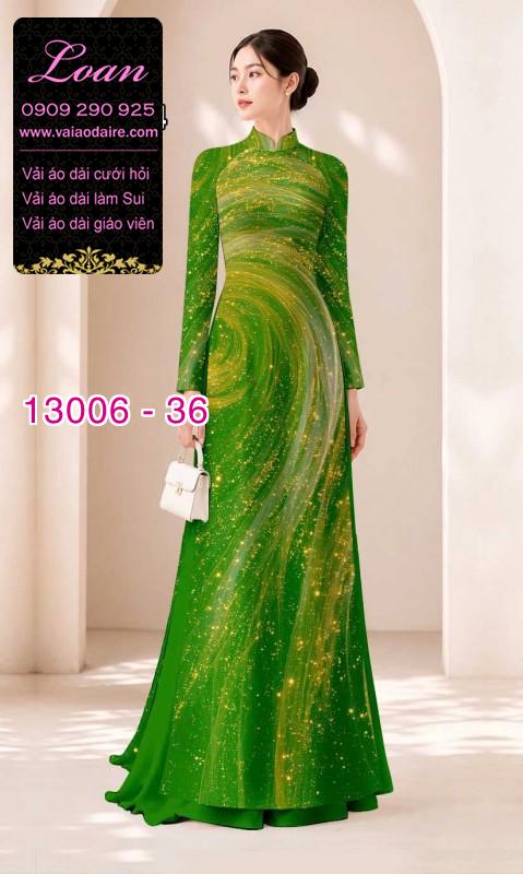 Vải áo dài vệt sáng in 3D