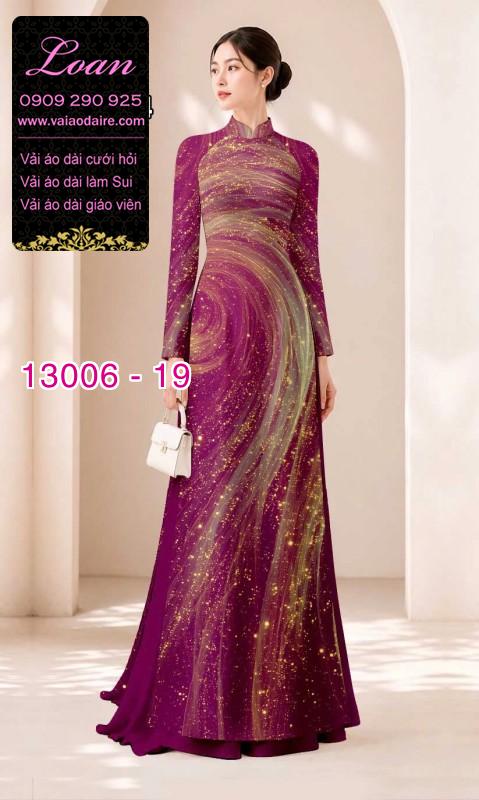 Vải áo dài vệt sáng in 3D