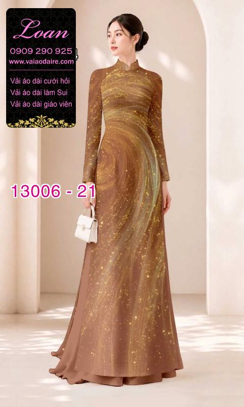 Vải áo dài vệt sáng in 3D