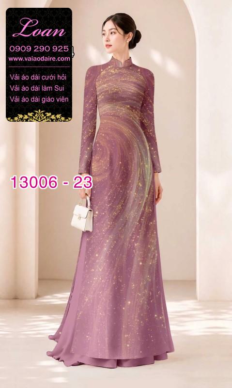 Vải áo dài vệt sáng in 3D