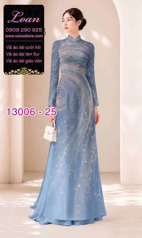 Vải áo dài vệt sáng in 3D