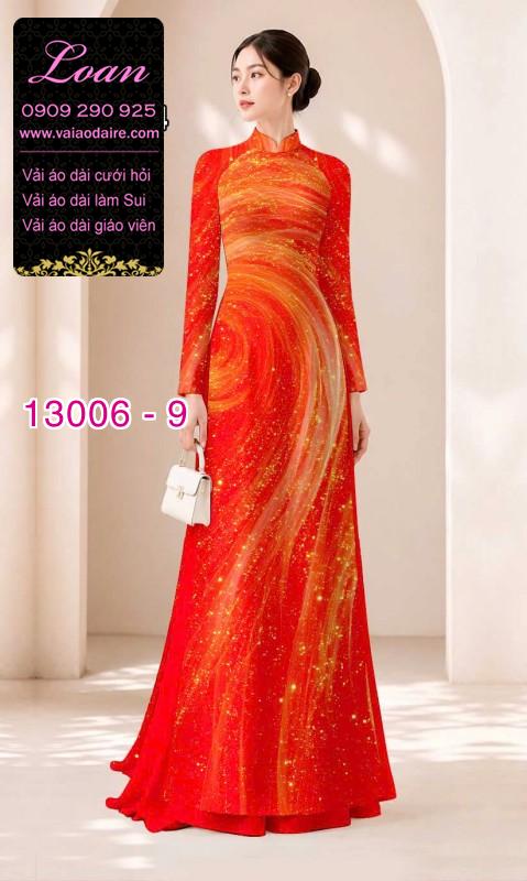 Vải áo dài vệt sáng in 3D