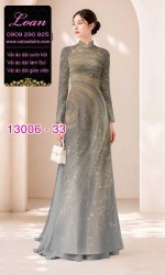 Vải áo dài vệt sáng in 3D