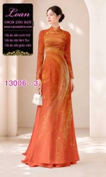 Vải áo dài vệt sáng in 3D