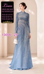 Vải áo dài vệt sáng in 3D