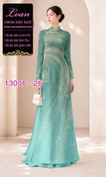 Vải áo dài vệt sáng in 3D