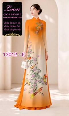 Vải áo dài chim và hoa-13012