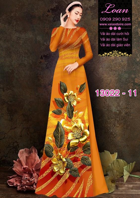 Vải áo dài hoa hồng in 3D
