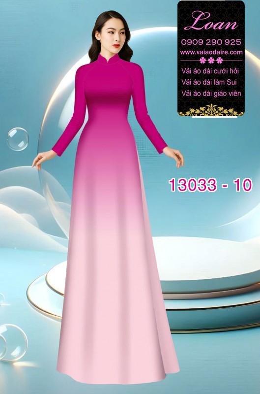 Vải áo dài loang màu ombre
