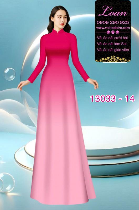 Vải áo dài loang màu ombre