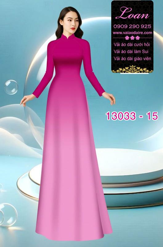 Vải áo dài loang màu ombre