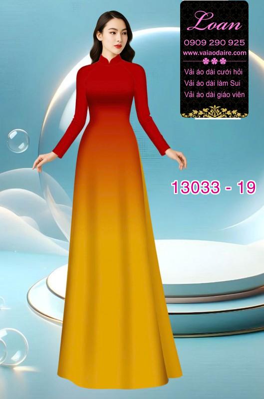 Vải áo dài loang màu ombre