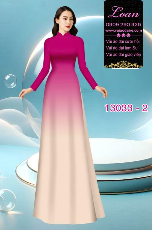 Vải áo dài loang màu ombre