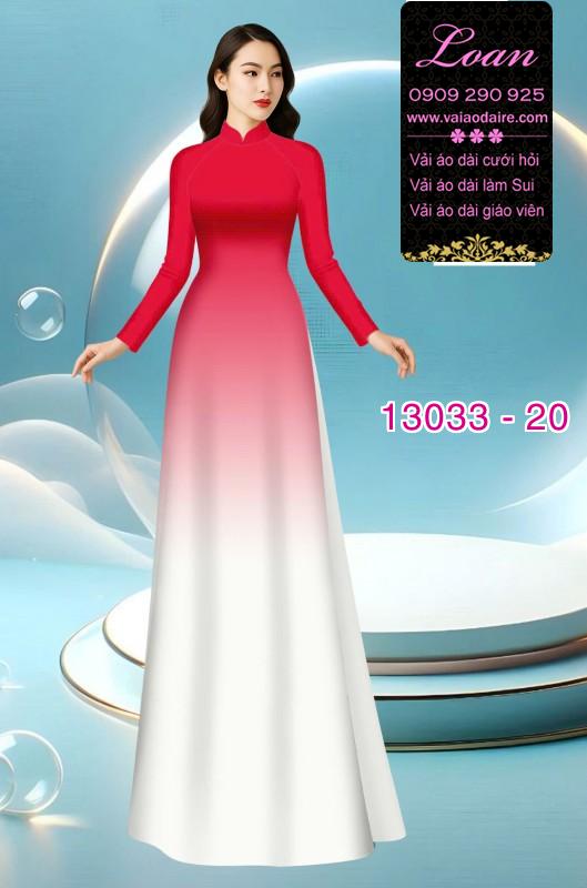 Vải áo dài loang màu ombre
