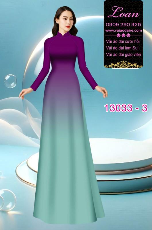 Vải áo dài loang màu ombre