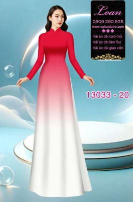 Vải áo dài loang màu ombre-13033