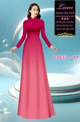 Vải áo dài loang màu ombre