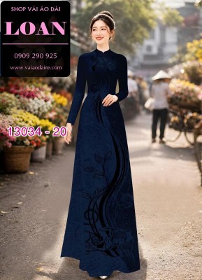 Vải áo dài lụa Dubai in 2 da-13034